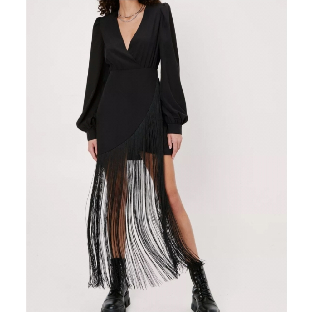❌Nasty Gal Extreme Fringe Dress❌